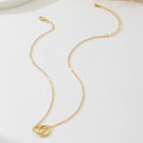 Casual Solid Color Hollow Out Necklaces