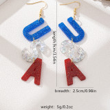 Casual Letters Earrings
