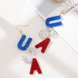 Casual Letters Earrings
