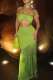 Sexy Solid Color Fringed Trim Hollow Out Halter Long Dresses