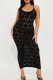 Sexy Solid Color Spaghetti Strap Long Dresses
