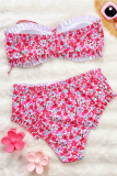 Sexy Print Draw String Swimwears