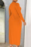 Elegant Solid Color Patchwork Cardigan Collar Long Sleeve Two Pieces