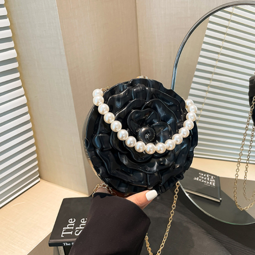 Daily Flowers Pearls Decor Bags