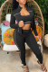 Casual Zipper Zipper Collar Long Sleeve Three Pieces