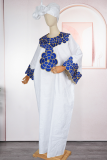 Casual Jacquard O Neck Long Dresses