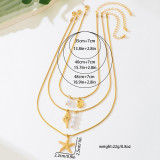 Casual Solid Color Chains Necklaces