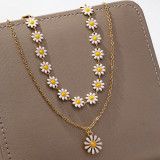 Daily Flowers Chains Necklaces