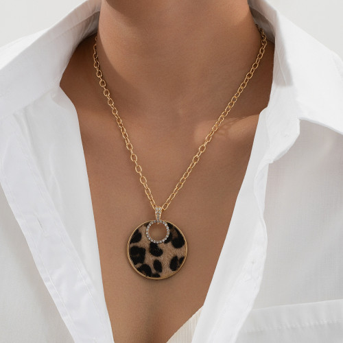 Daily Leopard Print Chains Necklaces