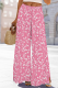 Casual Print Patchwork Loose Wide Leg Full Print Bottoms