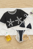 Sexy Solid Color Strap Design 3 Piece Sets