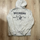 Casual Print Zipper Hooded Outerwear