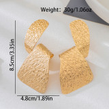 Daily Solid Color Irregular Earrings