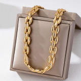 Daily Solid Color Chains Necklaces
