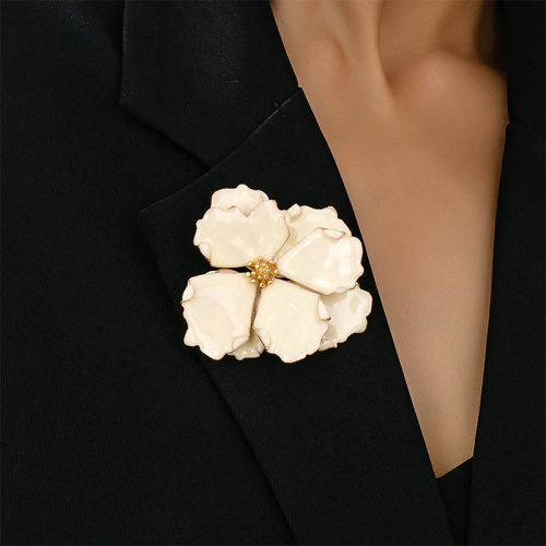Daily Flowers Irregular Brooch