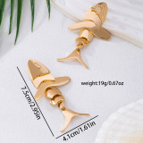 Daily Solid Color Irregular Earrings