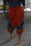 Casual Contrast Harlan Denim Jeans