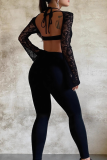 Sexy Solid Color Backless Halter Regular Jumpsuits