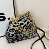 Daily Leopard Print Chains Bags