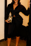 V-neck Waist Cinched Puff Sleeve Top Capri Leggings Stylish Two-piece Set