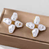 Daily Solid Color Irregular Earrings