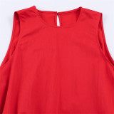 Casual Daily Solid Color O Neck A Line Dresses