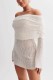 Off Shoulder Wrapped Skirt Dresses