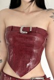 Sexy Street Strapless Tops