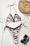 Daily Vacation Leopard Print Swimwears