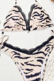 Daily Vacation Leopard Print Swimwears