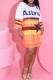 Casual Solid Color Sequins Contrast O Neck A Line Dresses