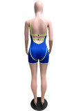 Fashion Sexy Solid Backless Spaghetti Strap Skinny Romper