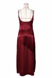 Sexy Prom Solid Color Spaghetti Strap Dresses