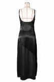 Sexy Prom Solid Color Spaghetti Strap Dresses