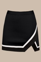 Casual Street Contrast Skinny Solid Color Bottoms