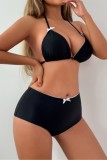 Casual Solid Color Swimwears