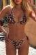 Sexy Plaid Leopard Swimwears