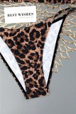 Sexy Plaid Leopard Swimwears
