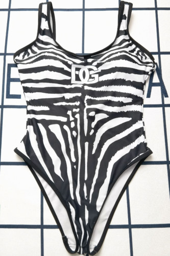 Fashion Sexy Print Backless Swimwears