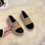 Fashion Casual Patchwork Round Comfortable Flats Shoes