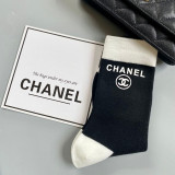 Fashion Casual Letter Patchwork Sock