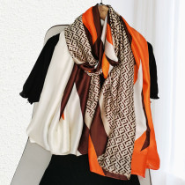 Fashion Sweet Letter Patchwork Scarf