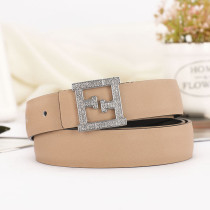 Fashion Casual Letter Patchwork Hot Drill Belts