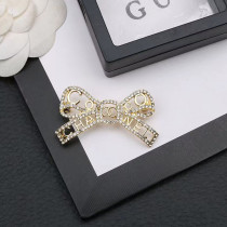 Fashion Sweet Letter Hot Drill Brooch