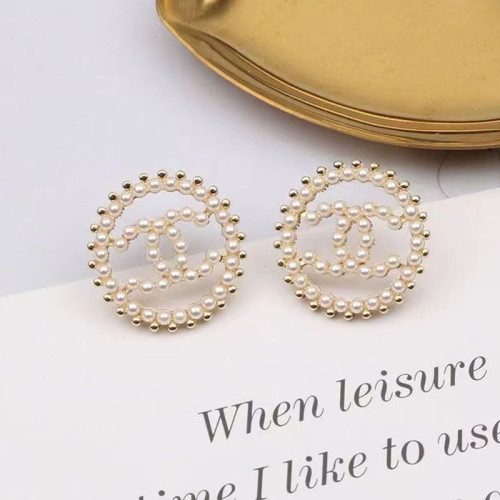 Fashion Street Letter Pearl Earrings