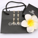 Fashion Celebrities Letter Patchwork Pearl Hot Drill Earrings