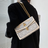 Fashion Street Letter Patchwork Bags