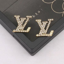 Fashion Simplicity Letter Hot Drill Earrings