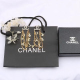 Fashion Simplicity Letter Tassel Chains Earrings
