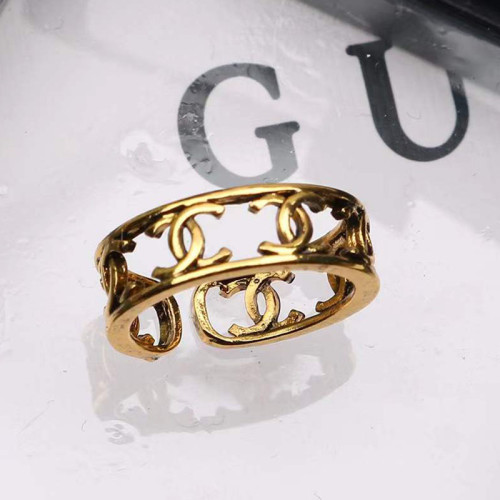 Fashion Simplicity Geometric Letter Rings